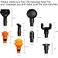 Existkey Massage Gun Heads for Hypervolt Go 8 Replaceable Massager Gun Attachment