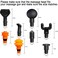 Existkey Massage Gun Heads for Hypervolt Go 8 Replaceable Massager Gun Attachment