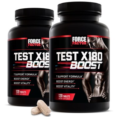 Force Factor Test X180 Boost 9in1 Testosterone Booster for Men