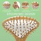 SIHASO Large Curved Bamboo Back Scratcher 59 Points Provide Instant Itch Relief