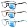 Sumkyle 3 Pack Progressive Multifocus Reading Glasses for Men Women Blue Light Blocking Spring Hinges Computer Readers 3 Mix 175 multiplierx
