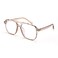 FEISEDY Blue Light Blocking Glasses Fake Nerd Clear Square Computer Lightweight Pilot Glasses Frame Oversized B2866