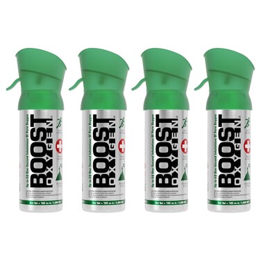 Boost Oxygen Pocket Size Natural 3L Canister 4 Pack