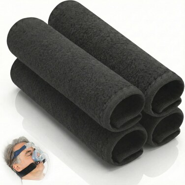 Vive CPAP Strap Covers 4 Pack Soft Fleece CPAP Headgear Mask Cushion