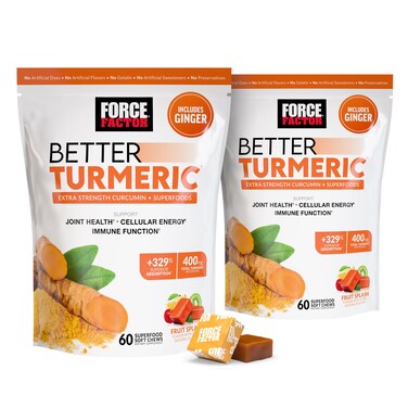 Force Factor Better Turmeric Supplement Extra Strength Joint Support