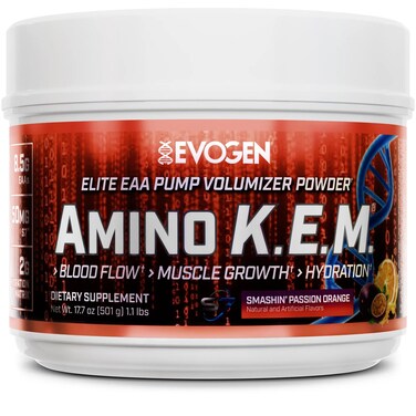 Evogen Amino KEM EAA BCAA Smashin Passion Orange 30 Servings