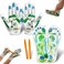Elfzone Acupressure Socks Gloves 4PK Reflexology Tools Tutorial Massage Set