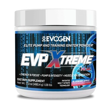 Evogen EVP Xtreme NO PreWorkout Blueberry Apple 40 Servings
