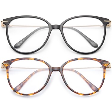 Gaoye Round Blue Light Blocking Glasses 2 Pack