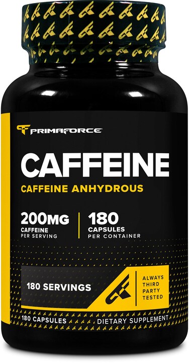 Primaforce Caffeine Pills 200mg 180 Capsules