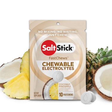 SaltStick Electrolyte FastChews Coconut Pineapple 12 Packets120 Ct