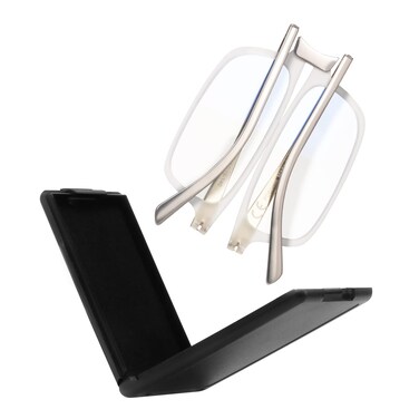 SKYOAK Evolved Folding Reading Glasses for Women Men 15 CLEAR