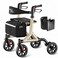 WALK MATE Rollator Walker for Seniors with Seat Lightweight Foldable