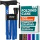 Vive Folding Cane Foldable Walking Cane for Men Women Foldup