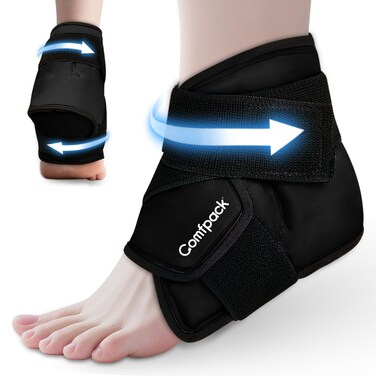 Comfpack Ankle Ice Pack Wrap for Swelling FSA Eligible