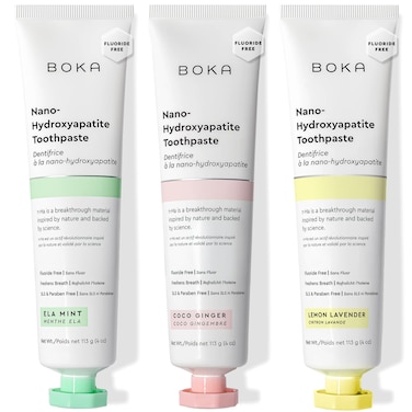 Boka Toothpaste Fluoride Free Toothpaste Nano Hydroxyapatite Toothpaste