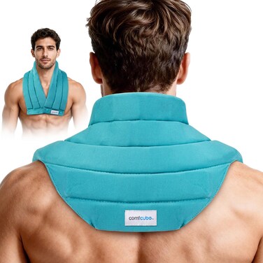 Comfcube Neck Ice Pack Wrap for Cervical Pain 2 Hours Long Lasting Cold