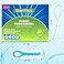 DanTicy Floss Threaders Deep Clean Dental Floss Threader for Braces Bridges and Implants 210PCS6PackBlue