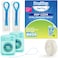 DanTicy Floss and Floss Threaders SetDental Floss Set Deep Clean for Braces Bridges and ImplantsPFAS Free Mint Flavored167FT 2Pack Floss50Pcs 2Pack Floss Threaders