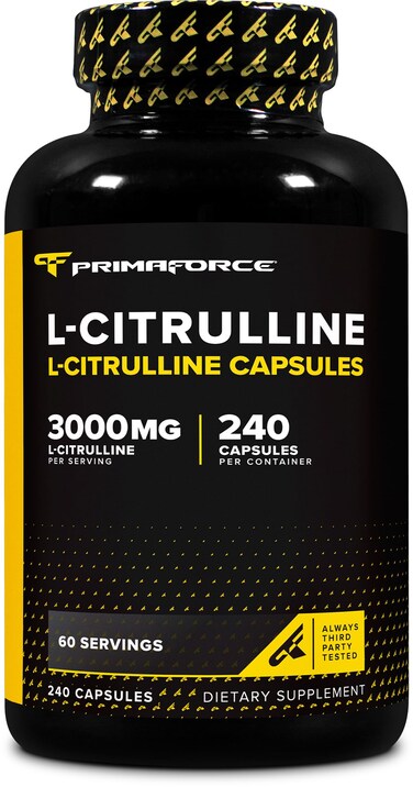 Primaforce LCitrulline 3000mg 240 Capsules 60 Servings