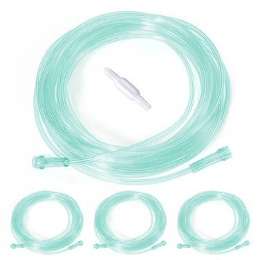 ANSNF 23ft High Flow Oxygen Tubing with Connector 3 Pack Green