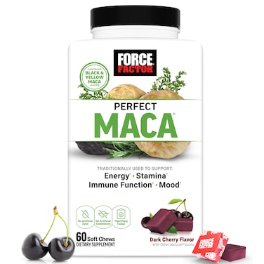 Force Factor Perfect Maca Maca Root DIM Supplement with Saffron