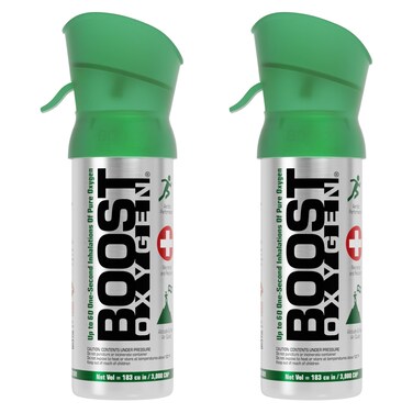 Boost Oxygen Pocket Size Natural 3L Canister 2 Pack