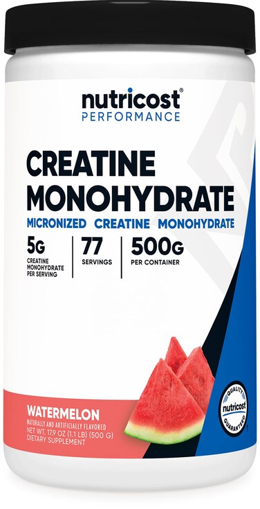 Nutricost Creatine Monohydrate Powder Watermelon 500 Gram Micronized