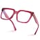 VISOONE Rectangle TR90 Blue Light Blocking Glasses Computer Eyewear with Preppy Look for Women and Men Cougar