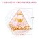 RUOJAS Orgone Pyramid Rose Quartz Healing Crystal