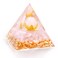 RUOJAS Orgone Pyramid Rose Quartz Healing Crystal