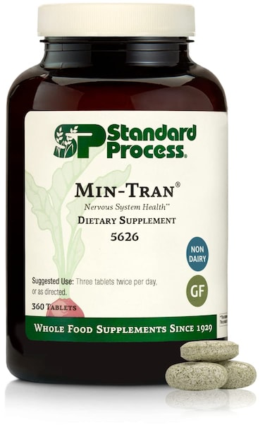 Standard Process MinTran Nervous System Sleep Support 360 Tablets