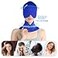 ComfiTECH Migraine Relief Cap Head Neck Ice Pack Wrap Gel Combo Blue M