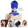 ComfiTECH Migraine Relief Cap Head Neck Ice Pack Wrap Gel Combo Blue M