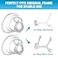 IBEET 2PCS Replacement Cushion Large for Wisp Cosy Fit for Secure Seal Replacement Nasal Supplies Large