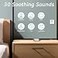 iEasy Sleep White Noise Sound Machines with 30 Soothing Sounds 35 mm Headphone Jack 5 Timer Settings 32 Precise Volume Memory Function Compact Design Ideal Gift