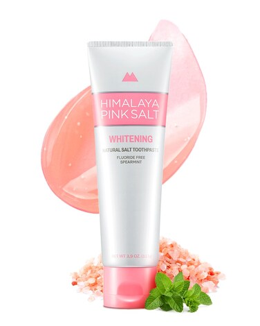 HIMALAYA PINKSALT Fluoride Free Natural Whitening Toothpaste 39 oz
