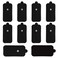 Lanieney 10 Pack Large TENS Unit Replacement Electrode Pads Black