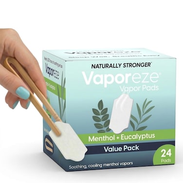 Vaporeze Vapor Pads Eucalyptus Menthol Universal Refill 24Pack