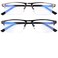 Anourney Metal Blue Light Blocking Glasses ReadingComputerGamesPhone Glasses