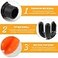 JIANWEI Massage Gun Attachments 20pcs Relaxation Massager Heads with 2pcs Drawstring Bag Different Massager Heads to Meet Different Needs for Deep Tissue Percussion Plug and PlayBlack