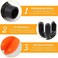 JIANWEI Massage Gun Attachments 20pcs Relaxation Massager Heads with 2pcs Drawstring Bag Different Massager Heads to Meet Different Needs for Deep Tissue Percussion Plug and PlayBlack