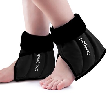 Comfpack Ankle Ice Pack Wrap for Swelling FSA Eligible 2 Pack