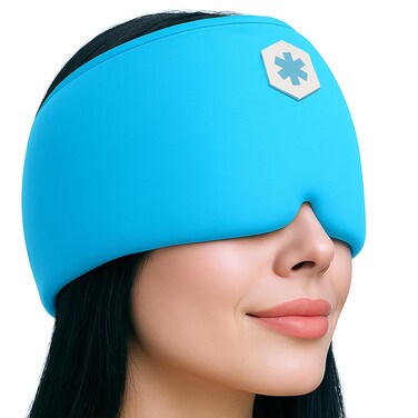 ICEWRAPS Migraine Cold Cap 360 Cooling Headache Hat with Adjustable Strap