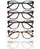 EYEURL Cat Eye Reading Glasses for Women Blue Light Blocking Readers 250