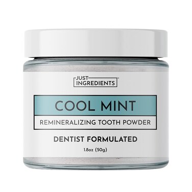 JUST INGREDIENTS Remineralizing Tooth Powder FluorideFree 1 oz