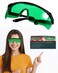 LIGHTMEUP Red Light Therapy Glasses Eye Protection Transparent Maintain Visibility Infrared Goggles Full WrapAround Design Adjustable Leg Suitable For Use With Infrared Red Light Therapy Devices