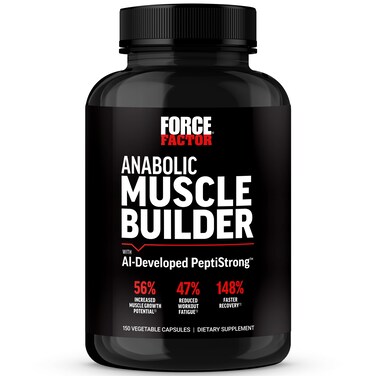 Force Factor Anabolic Muscle Builder Muscle Building Supplement for Men