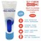 Chrome Cherry SqueezMe Silicone SelfClosing Toothpaste Caps NoMess Dispensing for Kids and Adults Easy Installation Compatible with Most Standard Tubes SelfStanding Blue 1Pack