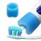 Chrome Cherry SqueezMe Silicone SelfClosing Toothpaste Caps NoMess Dispensing for Kids and Adults Easy Installation Compatible with Most Standard Tubes SelfStanding Blue 1Pack